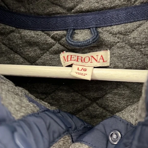 Merona quarter button fleece - Picture 2 of 3
